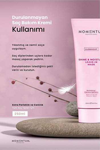 Momentum 250 ml Leave-In Hair Care Cream - Shine & Mousture