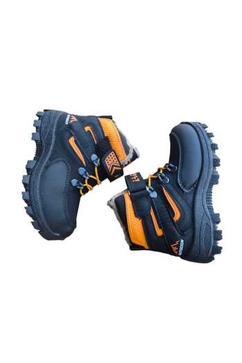 Lagoos Black Children's Boots with Fur Inside