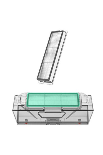 techpart Θήκη σκόνης έξυπνης ηλεκτρικής σκούπας συμβατή με Xiaomi Mi Robot Vacuum Mop