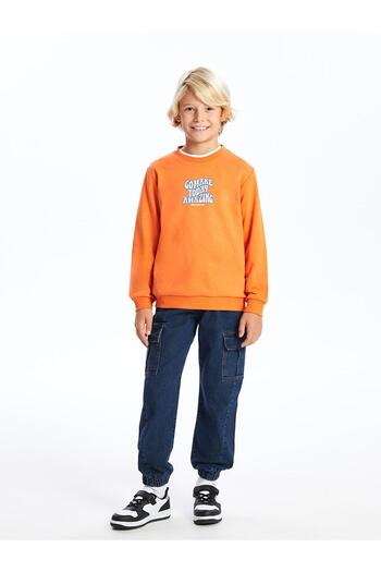 LC Waikiki Kids Boy's Jeans Trousers with Adjustable Elastic Waist