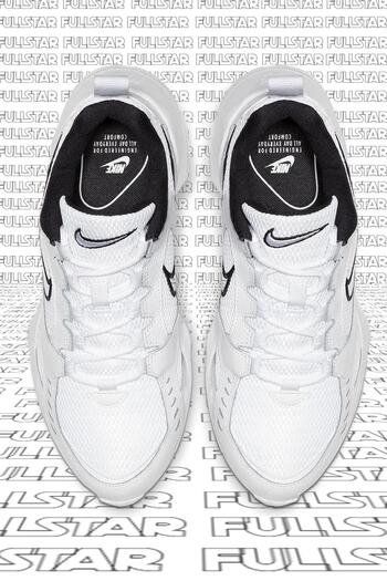 Nike Air Heights White Sneaker - Γνήσιο δέρμα και ύφασμα casual αθλητικά παπούτσια