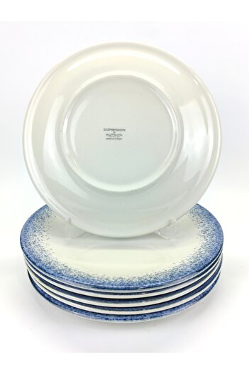 Kütahya Porselen Corendon Series 27 cm Nanocream Serving Plate Set of 6