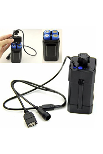 Choice 4x 18650 Waterproof Battery Pack Case House Cover For Bicycle Bike Lamp