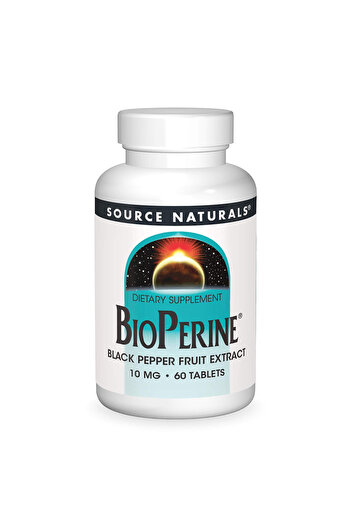 source naturals  BioPerine, 10 mg, 60 Tablets