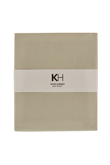 Karaca Home Basic 100% Cotton King Size Flat Sheet Sage
