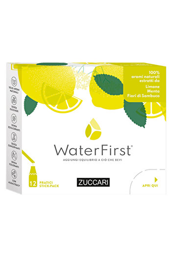 zuccari Waterfirst, Lemon Mint and Elderflower, 12 Sticks