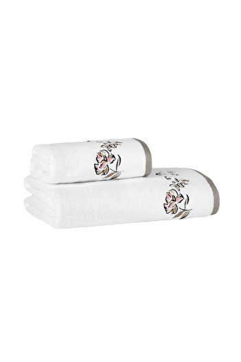 Sarev Fiora 50X90 cm Beige Towel
