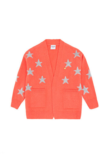 U.S. Polo Assn. Girl's Pomegranate Flower Sweater Cardigan 50293107 -Vr239