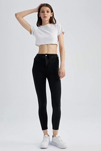DeFacto Y2909 Super Skinny Fit Yüksek Bel Jean Pantolon