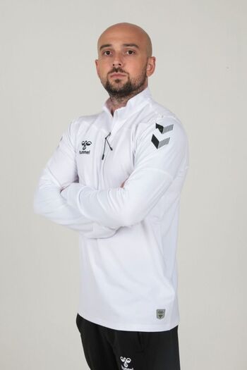 hummel Oregon Half Zip Sweatshirt - 7 Different Colors, White - XL Tracksuit Top