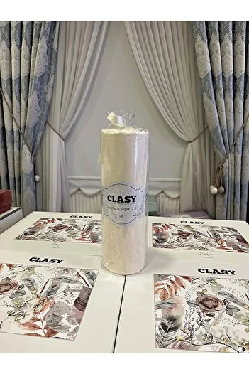 Clasy Minel Single Fitted Sheet Ecru 120X200