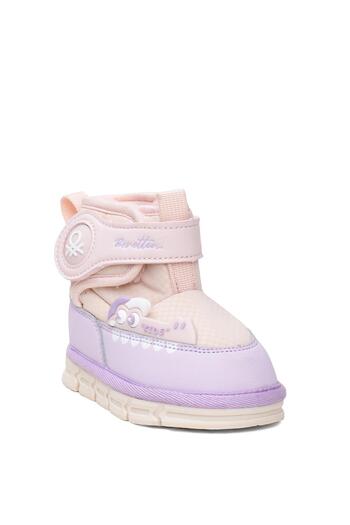 Benetton Bni-11076 Baby Girl Flat Boots Powder