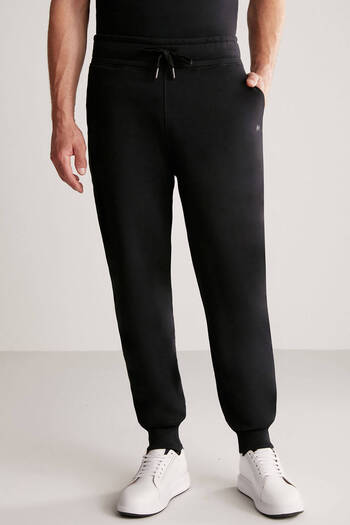 Hemington Black Jogger Pants with m Logo