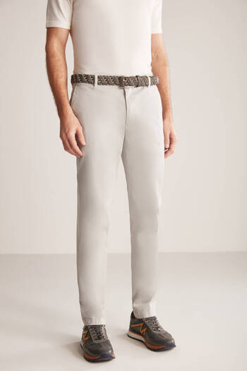 Hemington Açık Gri Yazlık Chino Pantolon