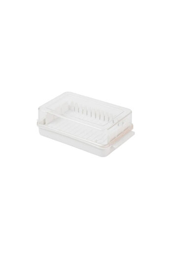 Choice 1pc 1pc Butter Dish Storage Box Lid Covered Keeper Plastic Lid For Airtight Storage Of Cheese Tray K