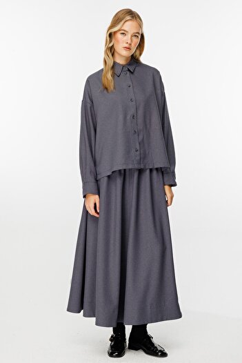 Hooopstore Premium Short Anthracite Shirt