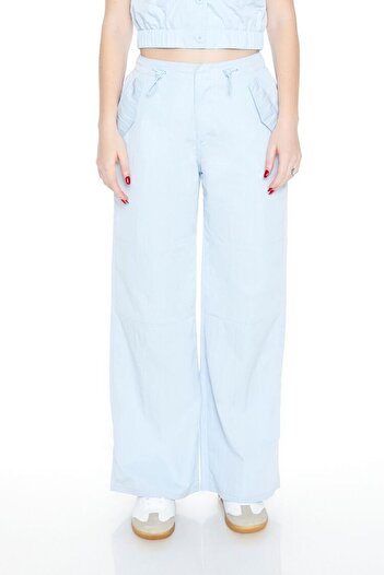 Forever 21 Toggle Drawstring Wide-Leg Pantolon