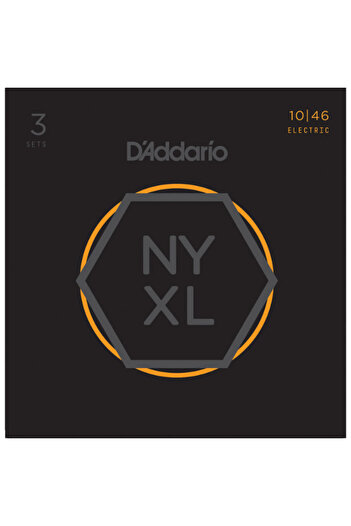 Daddario Nyxl1046-3P Electric Guitar String Set, 3-Piece Regular Light D'Addario, Nyxl1046-3P, Regular Ligh