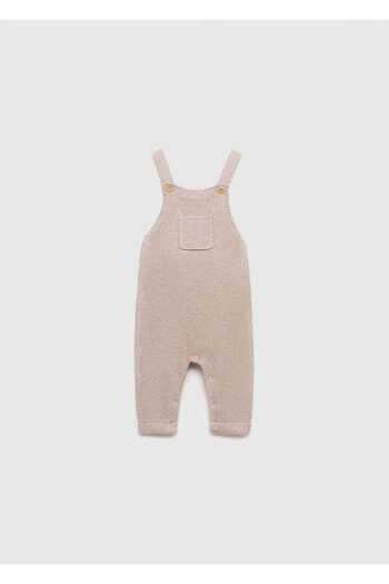 MANGO Baby Гащеризон от памучен трикотаж