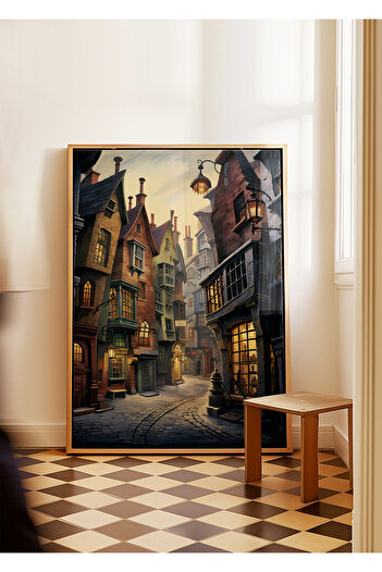 ARTHOUSECOLLECTIVE Harry Potter Poster - Hogsmeade Village - Movie Poster - Unframed Poster in Painting Sizes