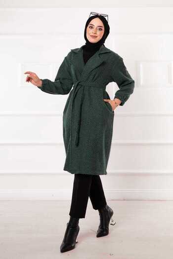 EBRUTESETTÜR Herringbone Patterned Coat
