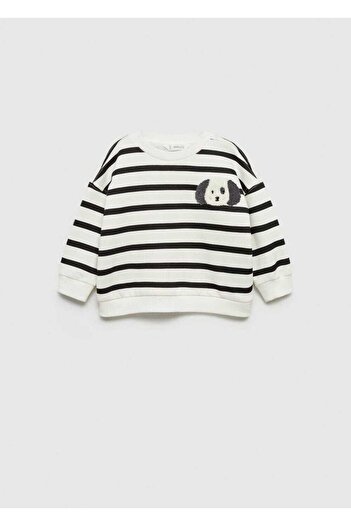 MANGO Baby Hanorac cu model de linie