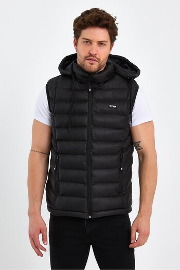 yakamor Men's Hooded Vest