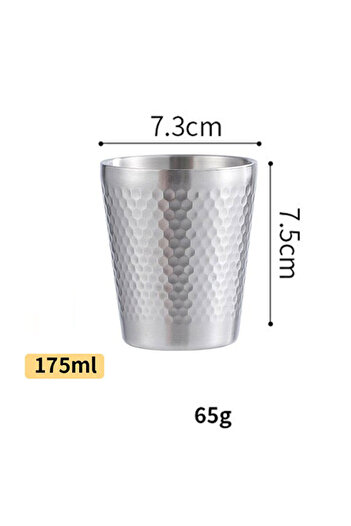 MIBRU Coffee cup vacuum stainless steel 175ml