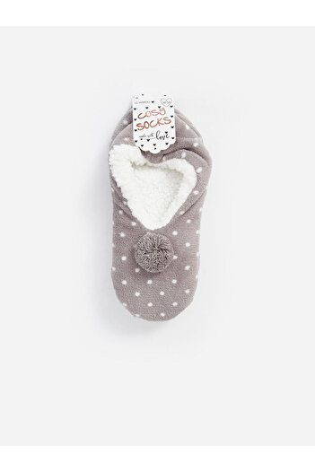 LC Waikiki Lcwk Polka Dot Non-Slip Sole Women's Home Socks