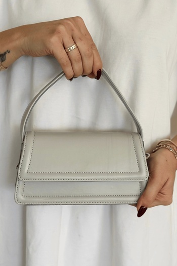 By Pellini Gray Leon Handbag