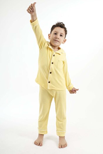 HMZ GOLD Luna Children's Pajama Set - Yellow