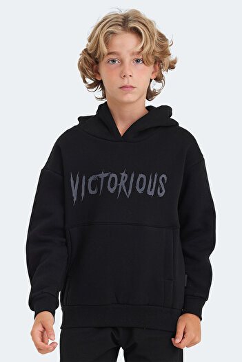 Slazenger Black Lexus Unisex Kids Sweatshirt