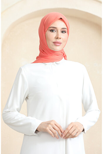 sefamerve Prs-Ssbwl-03 Model Orange Plain Scarf