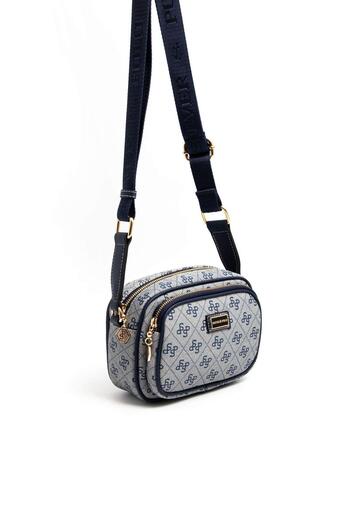 Silver Polo Silver & Polo Gray - Navy Sp1111 Women's Crossbody Bag