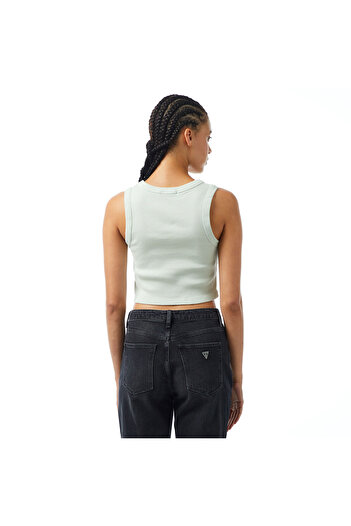 Vans Γυναικείο πράσινο μπλουζάκι Drew Rib Tank