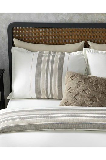 English Home Bronze Grand Shiny Single Yarn Painted Duvet Cover Set
