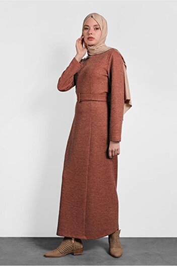 Alvina Belted Knitting Dress 40274