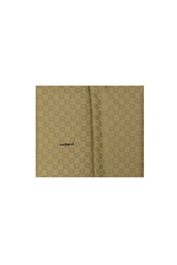 Cacharel 954 Logo Silk Cotton Jacquard Shawl 8936983