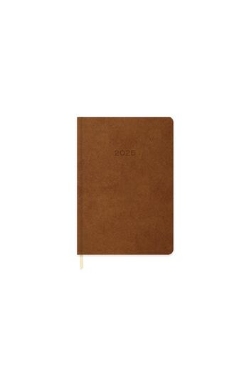 KESKİN COLOR Brown Sharp 2025-14*20 Daily Thermo Leather Agenda
