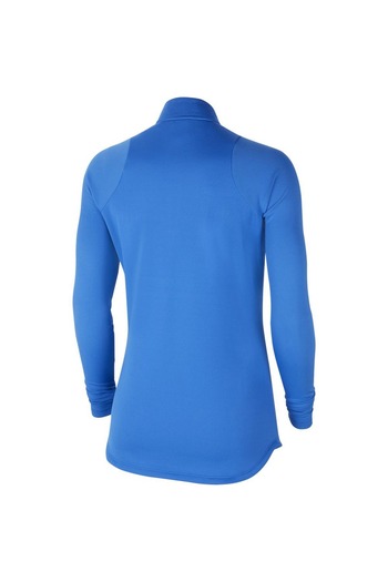 Nike Hanorac albastru cu guler vertical pentru femei Academy Dri Fit Half Zip