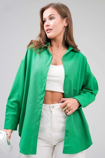 VOLT CLOTHİNG Basic-Oversize-Shirt für Damen