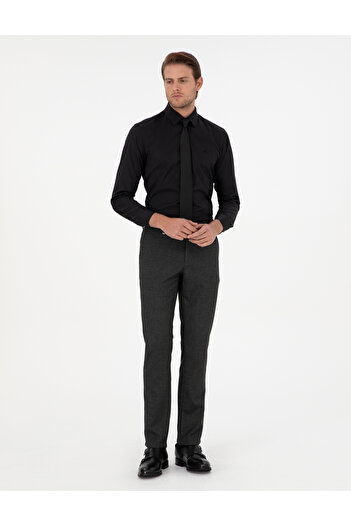 Pierre Cardin Antrasit Slim Fit Kumaş Pantolon 50317628-VR006