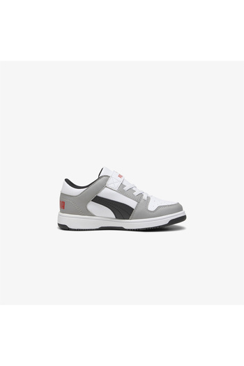 Puma Παιδικά γκρι αθλητικά παπούτσια Pm Rebound Layup Lo Sl