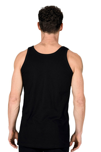 ÖZKAN underwear Özkan 11406 Men's 100% Cotton Ribbed Flexible Comfortable Thick Strap Knitted Undershirt