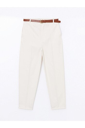 LC Waikiki LCW Vision Women's Belted Carrot Cut Trousers