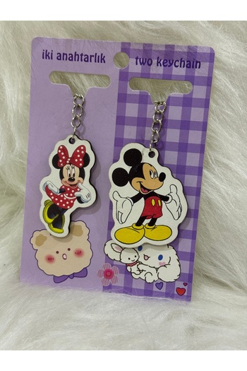 Hediyedukkani Keychain Double, Lover, Couple, Two Keychain