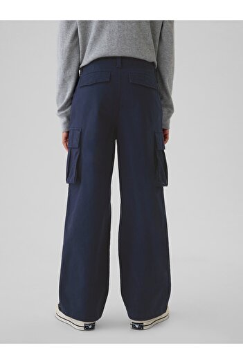 GAP Erkek Çocuk Lacivert Baggy Kargo Pantolon