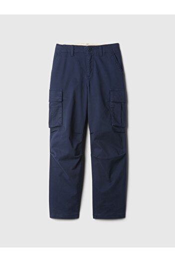 GAP Erkek Çocuk Lacivert Baggy Kargo Pantolon
