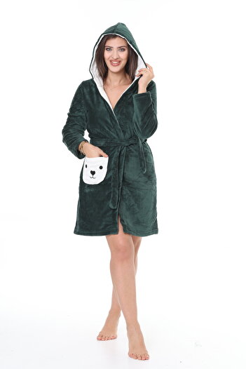 mervemoda Women's Ultrasoft Dressing Gown - Comfortable and Stylish