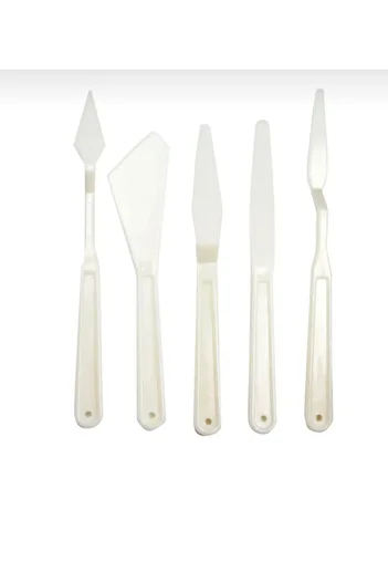 BGA Plastic Spatula Set of 5 Clay Sculpture Ceramic Pie Forming Set
